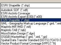 Import shp with autocad