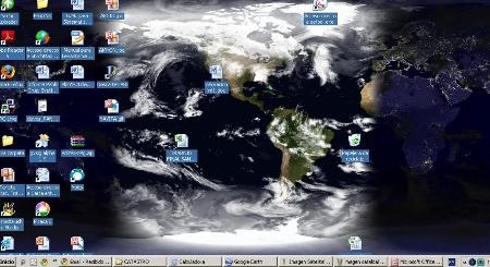 Satellite image in real time