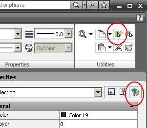 autocad 2010 qselect