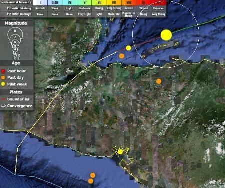 terremoto en honduras