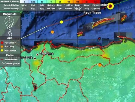terremoto en honduras