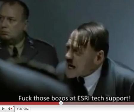 video af Hitler, der håner esri