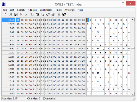 VBA-xvi32-microstatin-Excel