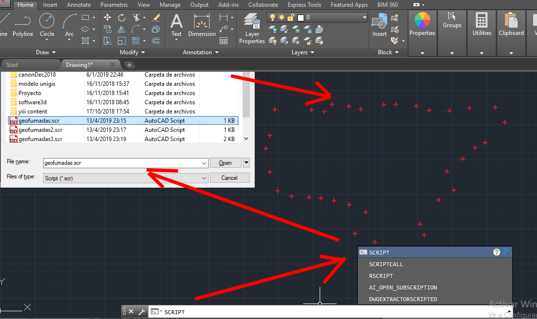 consumidor cache misil Dibujar puntos, líneas y textos de una poligonal desde Excel a AutoCAD –  Geofumadas